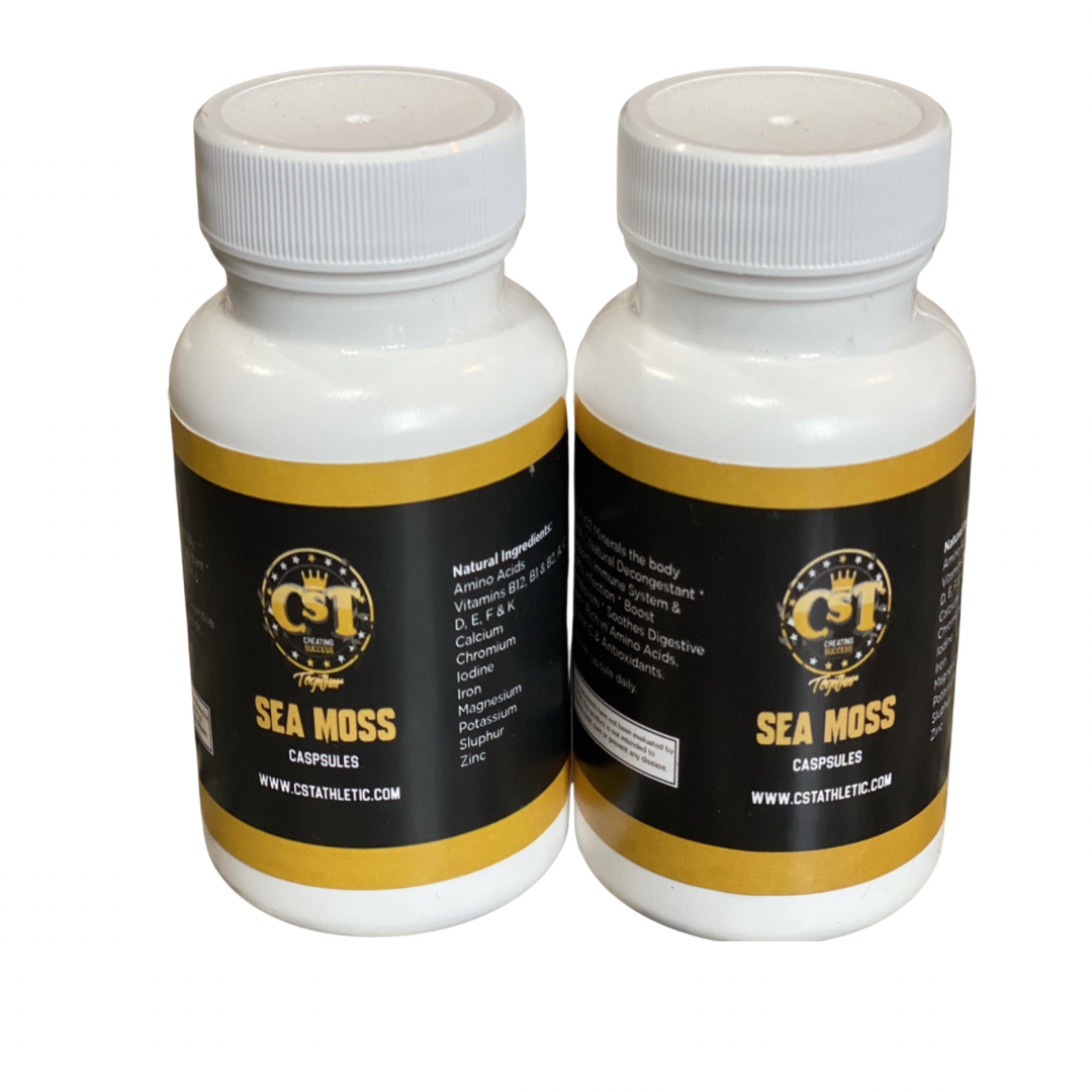 100% Vegan Sea Moss Capsules 500 mg