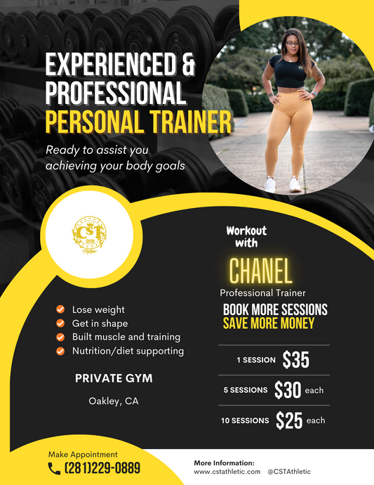 10 Personal Training Sessions for September