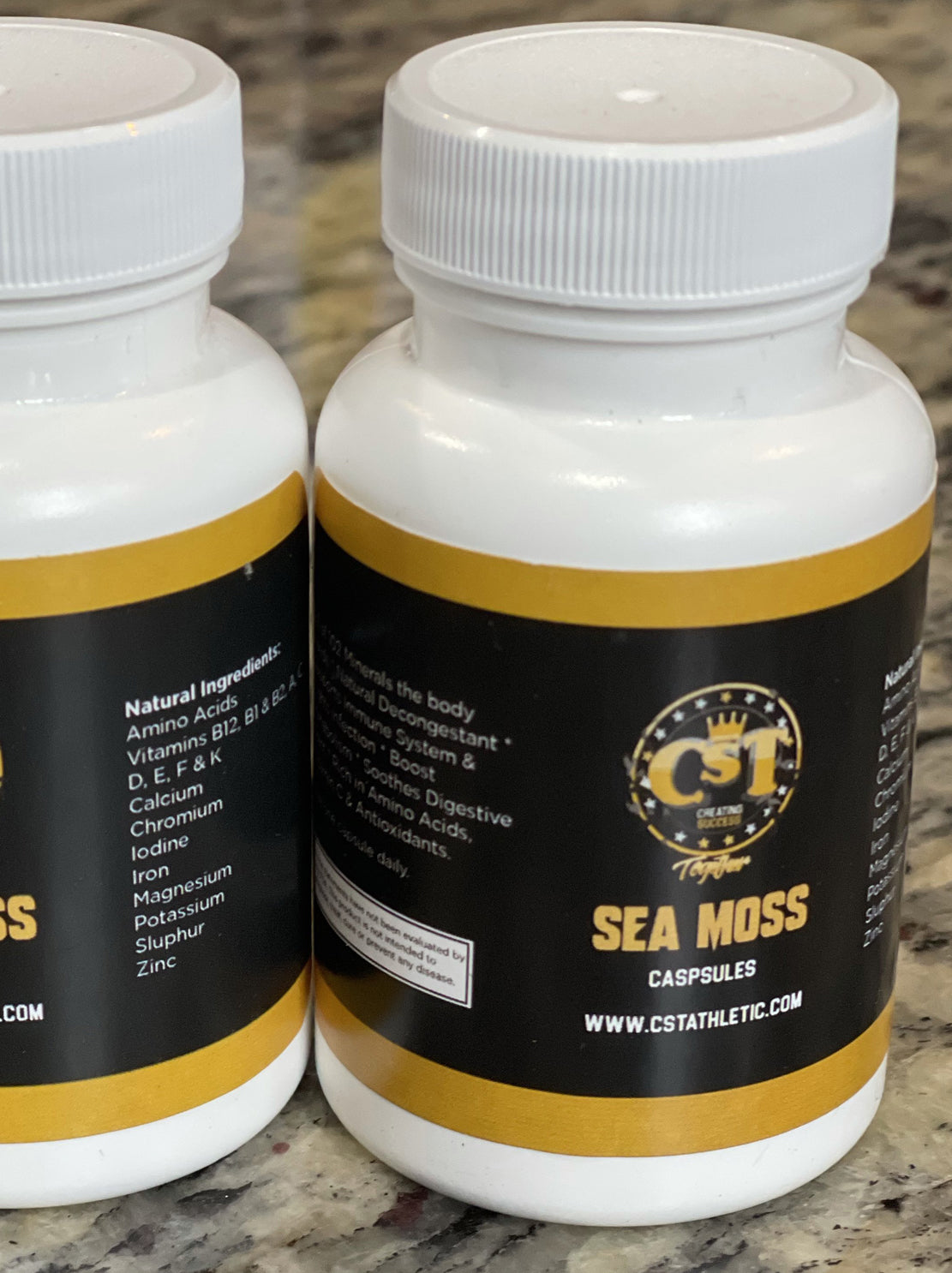 100% Vegan Sea Moss Capsules 500 mg