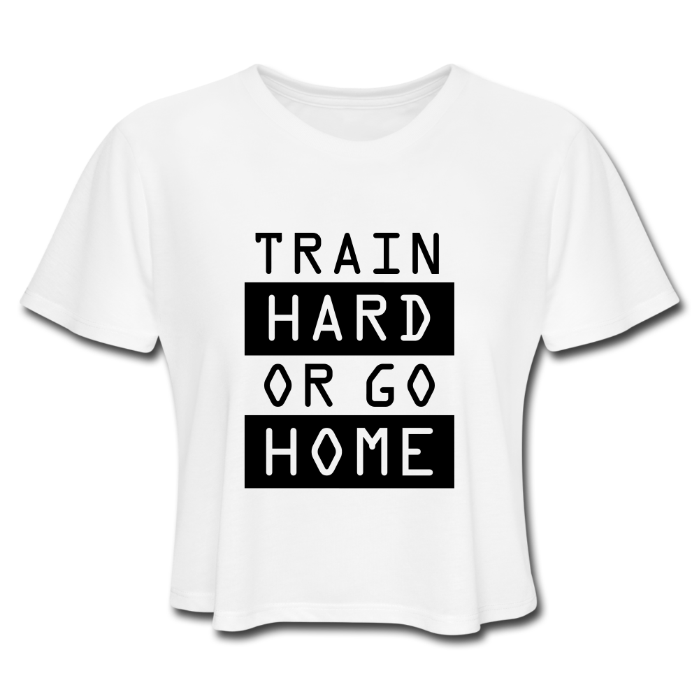 Women's Cropped T-Shirt - white